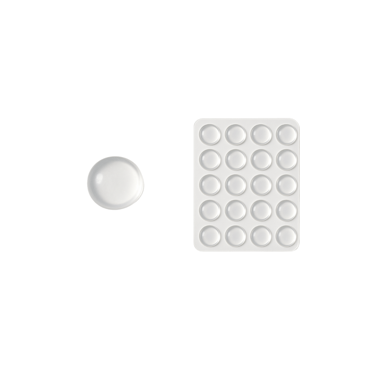 Imagem do produto: Batente de Silicone 8x2mm - Cartela com 216 Unidades