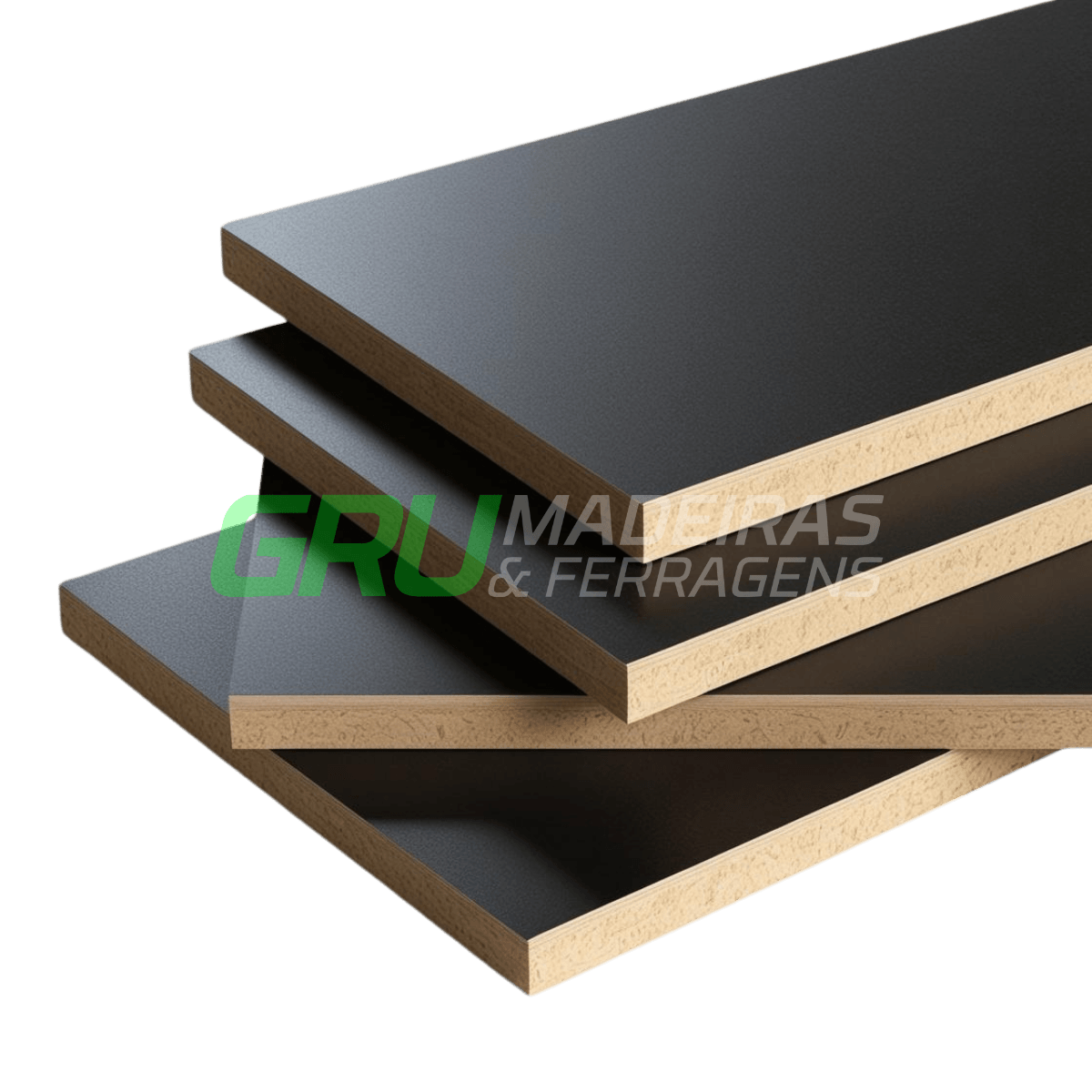 Imagem do produto: MDF Preto TX 2F 2750x1850mm