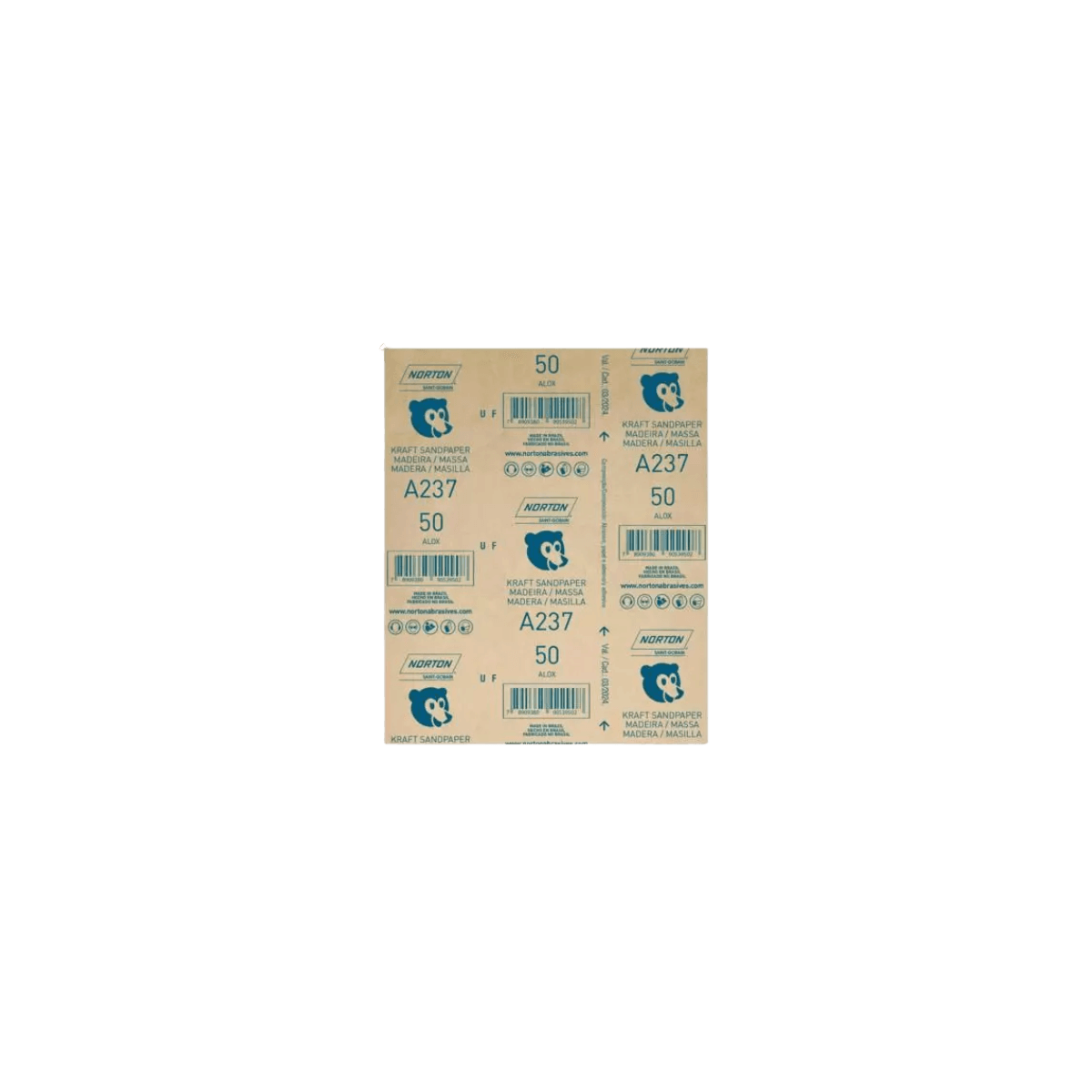 Imagem do produto: Folha de Lixa Madeira 225x275mm