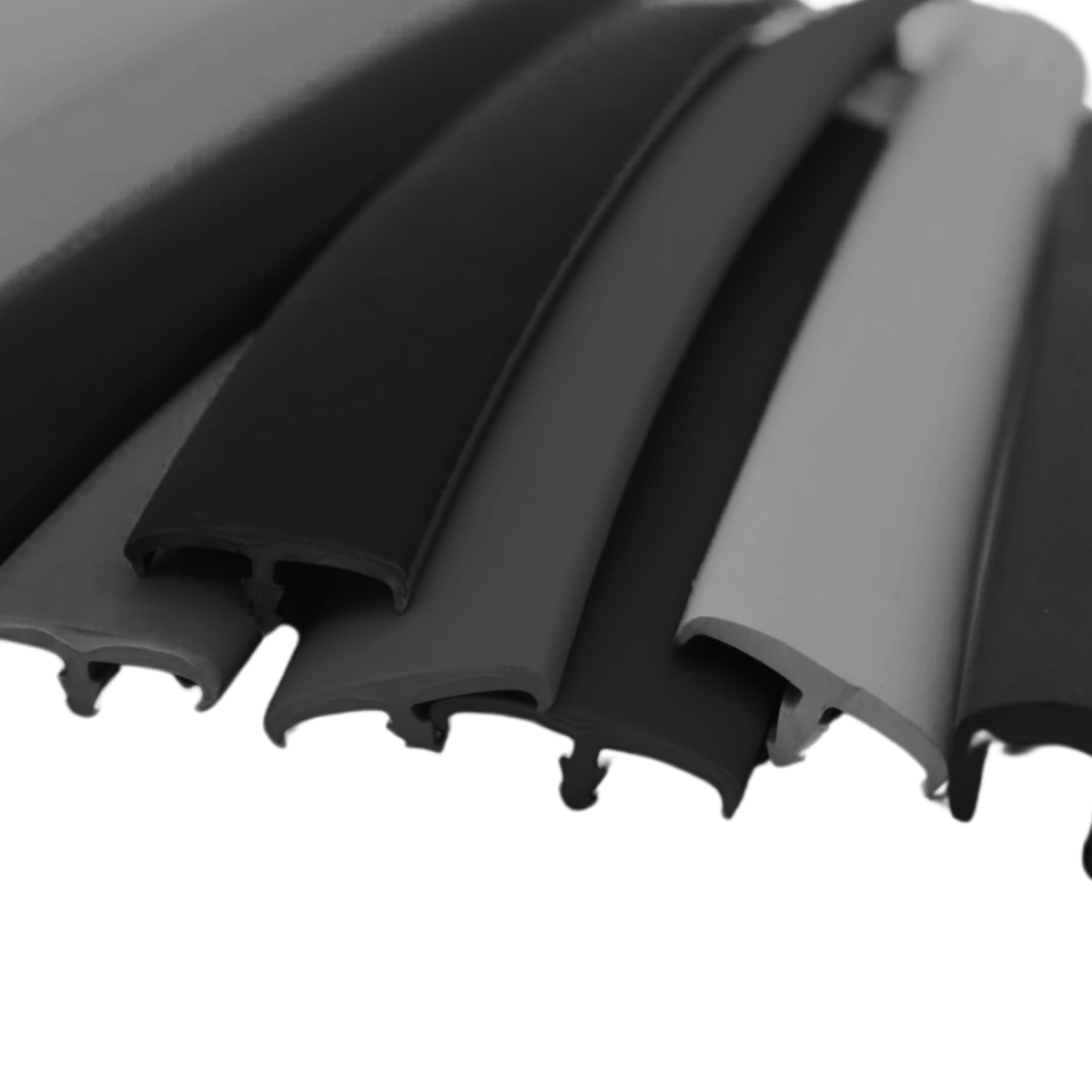 Imagem do produto: Perfil PVC tipo T S/ Abas Rolo 50m - Preto