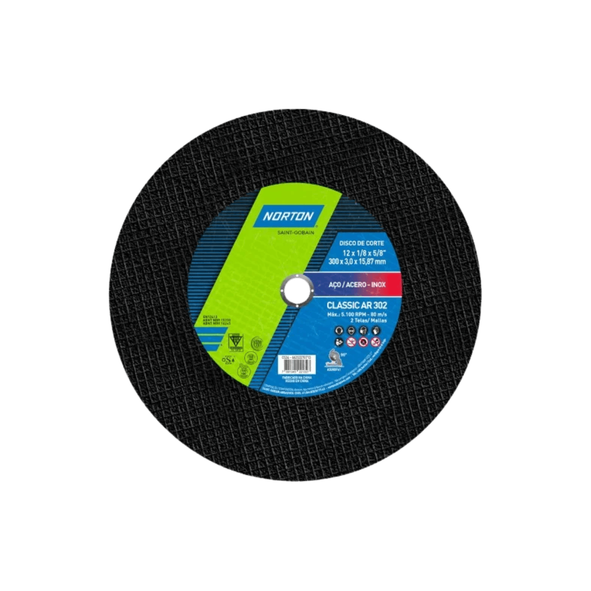 Imagem do produto: Disco de Corte Classic AR302 - 300x3,2x25,4mm